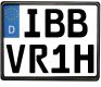 Motorradkennzeichen Historisch